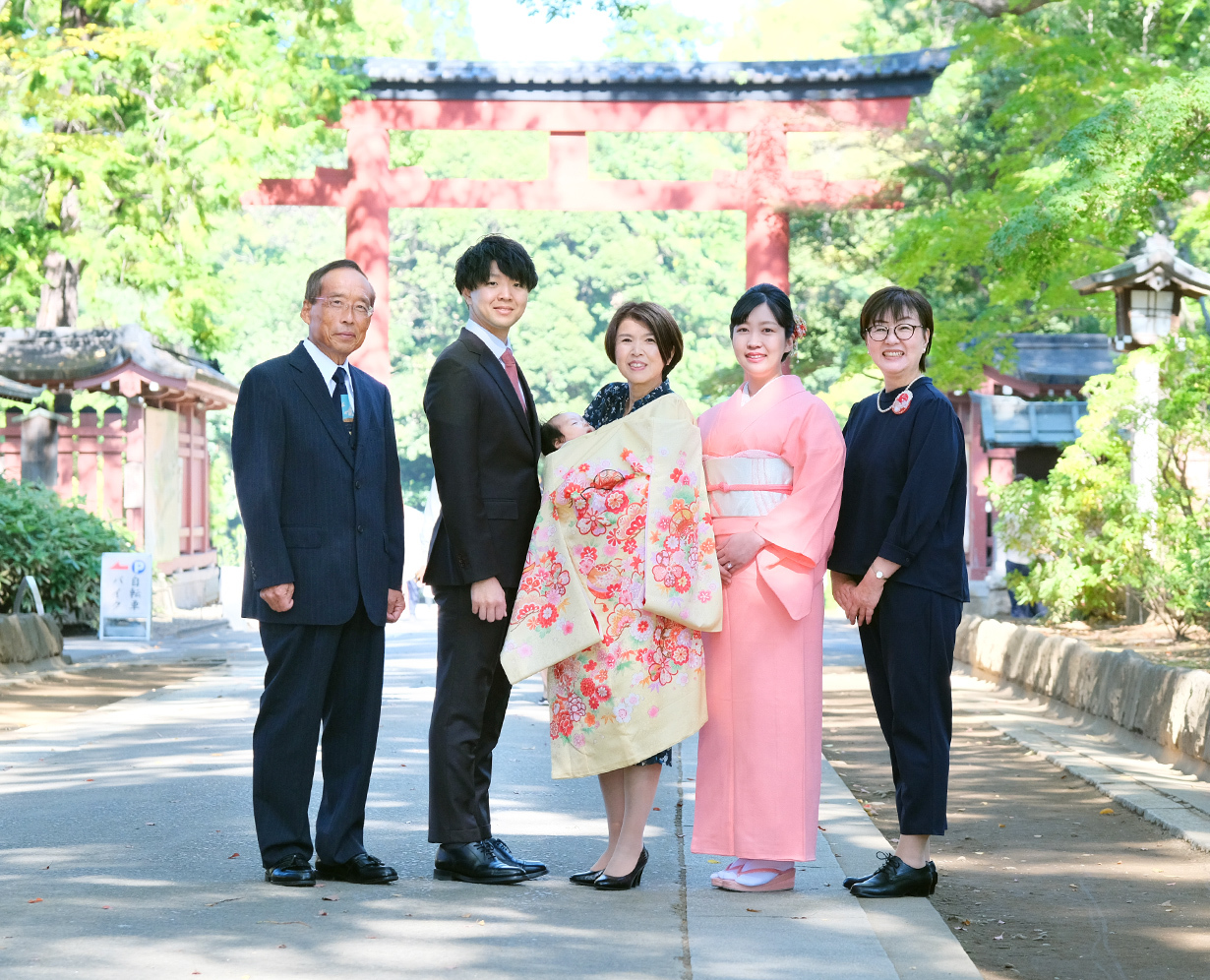 さいたま市大宮、豊島区池袋の写真館、フォトスタジオラヴューで撮影されたお宮参り3